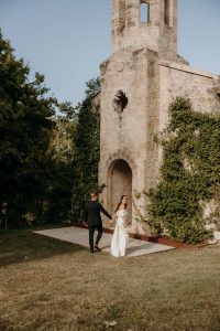 Chateau Engalin Bride and Groom