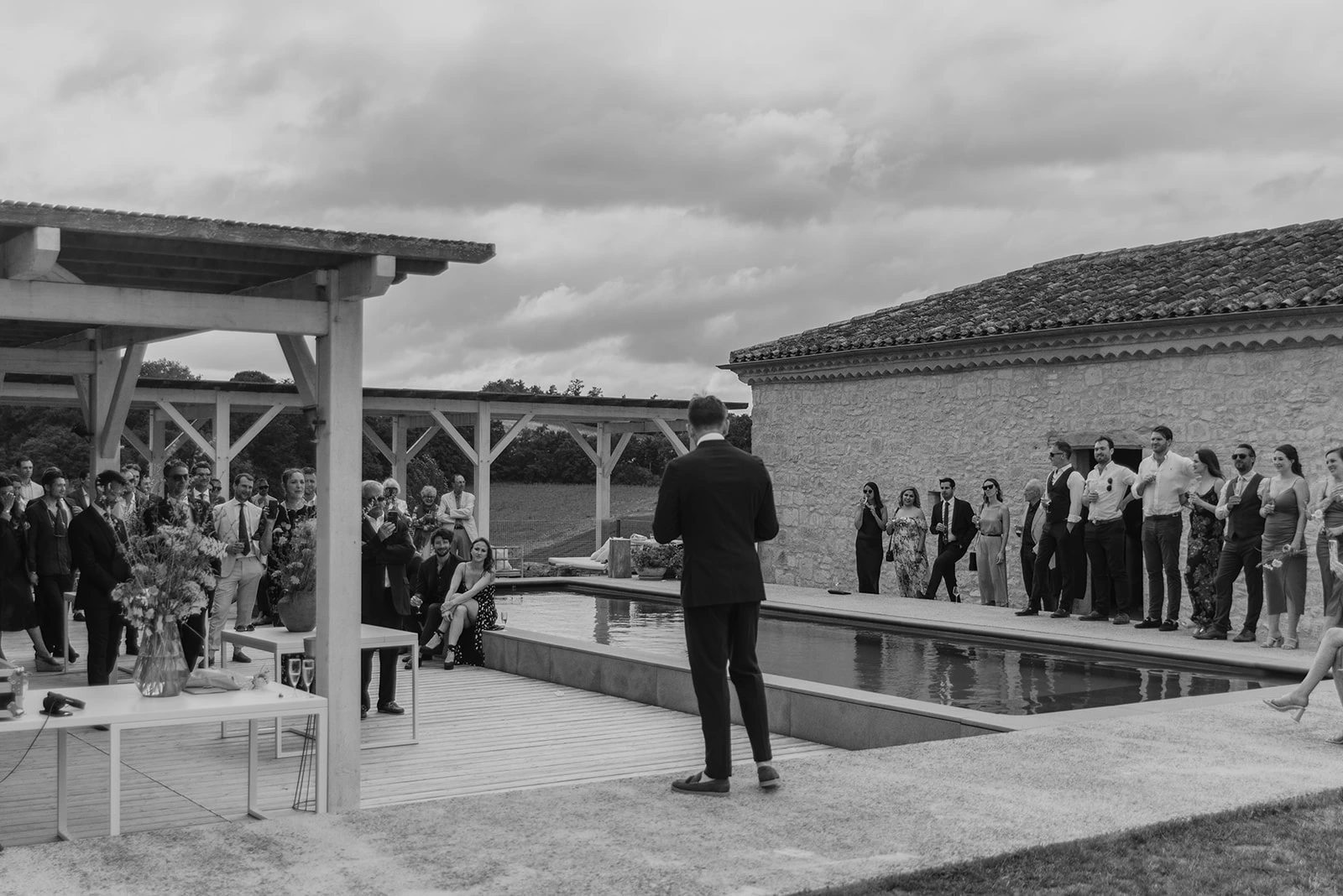 Sophie & Andrews wedding at Chateau Engalin